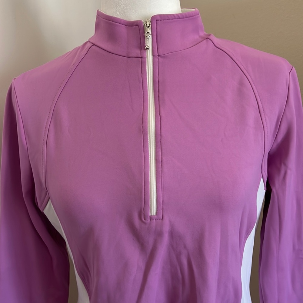 New Without Tag Pink & White Swing Long Sleeve Top M